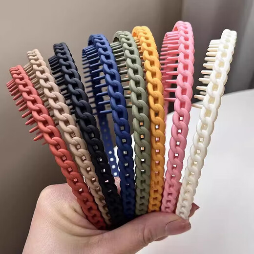 New toothed anti-slip hair hoop for women, hairpins, headbands, headbands, hairpins, headbands for face wash and makeup, black toothed hair hoops