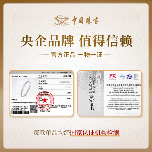 Chinese jewelry (Sino gem) silver bracelet for women, pure silver bracelet, solid silver jewelry, birthday and New Year gift for girlfriend, wife, mother