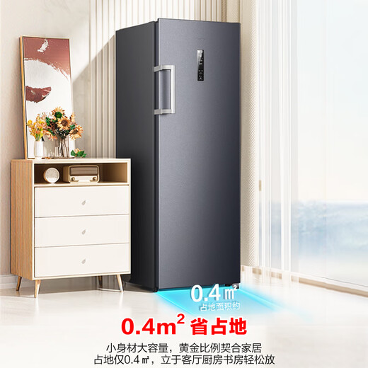 Ronshen 240L vertical home freezer IDP active sterilization rapid odor purification dual frequency conversion air-cooled frost-free computer precise control energy-saving smart vertical cabinet BD-240WPRSY national subsidy