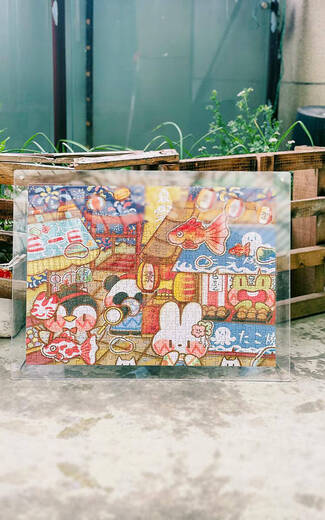 
Yonghuan transparent puzzle picture frame 50*700 pieces eky wall hanging platform double-sided size three-layer transparent acrylic frame puzzle size (693*493CM)/wall hanging