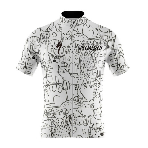 Lightning New Cycling Jersey Road Bike Cycling Jersey Lightning Black Short Sleeve L