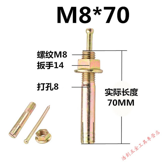Shi Yunling's core-hit expansion screw has a hammer-type expansion bolt lift hammer M16*250