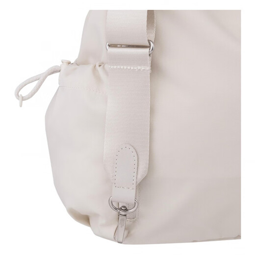 La couleur solide de North Face Bonney, le cordon de crampon simple et polyvalent ouvre et fermer le sac à dos en nylon pour les femmes crème crème
