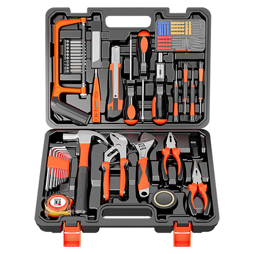 Factory No. 1 100-piece household tool box set hardware hand tools home repair multi-functional woodworking electrician set