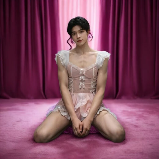 Men's Uniform 2025 New Sexy Men's Special Large Size Speed Attack Robe SM Shameful Thong Xiao Nanliang Meng M Size 80-115 Sweetheart Milk Flavor Maid and Girl