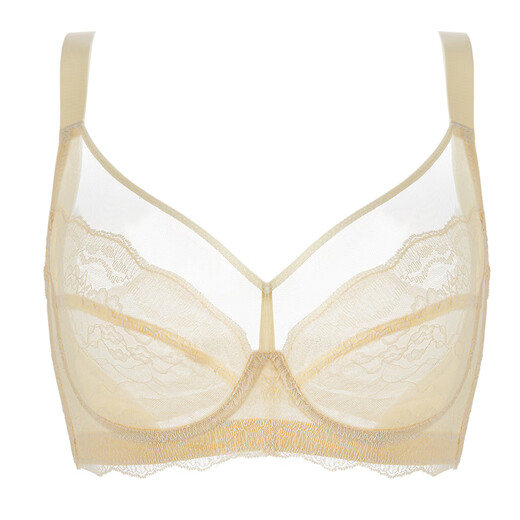 Sugar grain large size underwear for women, ultra-thin, large breasts, chubby mm, auxiliary breasts, anti-sagging, full cup bra, 8818, black 85E