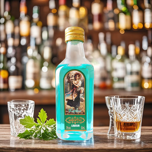 Coplus convenience store bartending internet celebrity mini pack 50ml small bottle of foreign wine DIY cocktail Absinthe fragrant liqueur 50mL 1 bottle