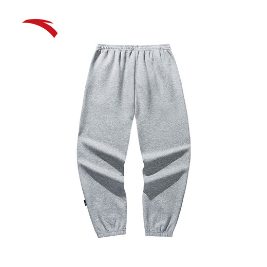 ANTA Outlet American Retro Sports Pants Men's Loose Knitted Leg Pants Versatile Sweatpants Printed Sports Pants