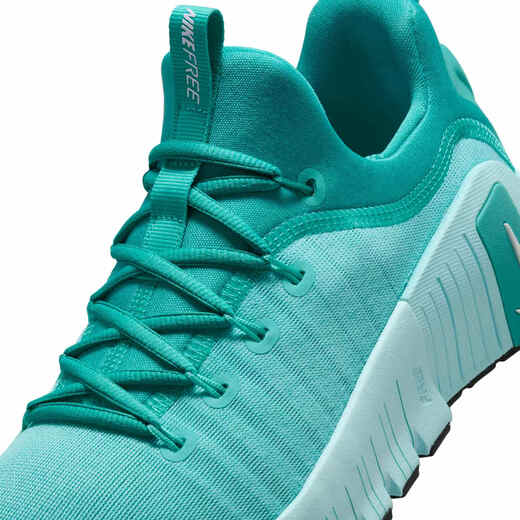 Nike women's flexible fit training shoes spring fitness breathable NIKE FREE METCON 6 FJ7126 301 bleached sapphire green/white/washed duck blue 35.5