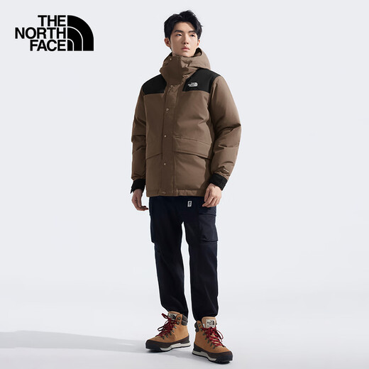 The North Face North Down Jacket Men's Outdoor Warm Goose down Parker 89Z0 Brown/5EX M