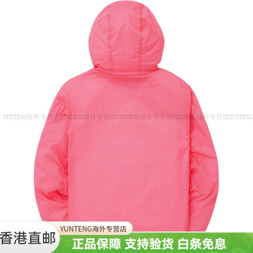 
KOLON SPORT solid color zipper hooded jacket jacket for women hot pink casual versatile comfortable and simple hot pink M