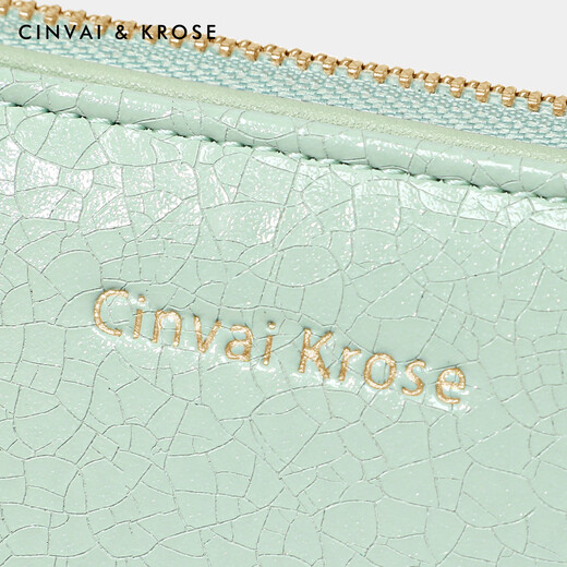 
CinvaiKrose official website small c/short wallet women's 2025 new multi-function coin wallet simple wallet card bag avocado green
