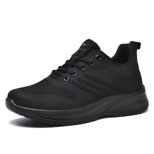 Double Star Bate Flying Mesh Running Sports Women's Shoes para Spring All Seasons Cómoda Trabajo de viaje de ropa ligera transpirable zapatos casuales