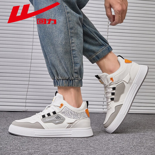 Huili high-top men's shoes spring and summer new men's versatile casual board shoes sports white shoes men's trendy shoes white gray 352 white gray 3524 39