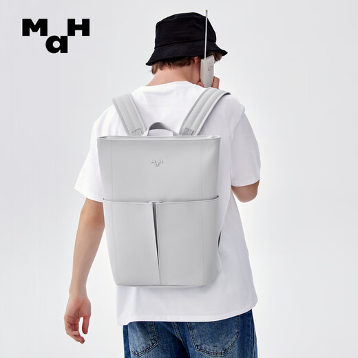 MAH2025 Neue weibliche Student Schoolbag große Kapazität High School Schüler Rucksack Pendelpendel -Rucksack Männer Karamell