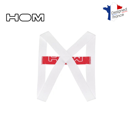 HOM men's party fun restraint belt classic personality elastic texture eye-catching adjustable belt thong underwear accessories black M