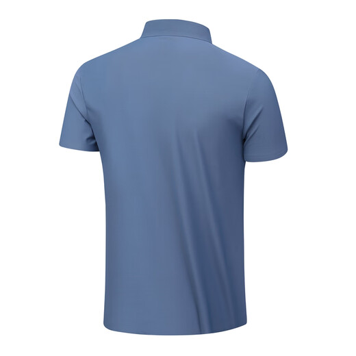 
Kaileshi Mint Men's Short Sleeve POLO Shirt Summer Hygroscopic Quick-Dry Ice Silk Thin Outdoor Leisure Sports T-shirt 12358 Misty Blue XL (170-175cm/135-150Jin[Jin equals 0.5 kg])
