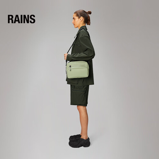 
Rains one-shoulder crossbody bag men and women sports bag cycling shoulder bag waist bag Cargo Box Bag W3/14110 Black