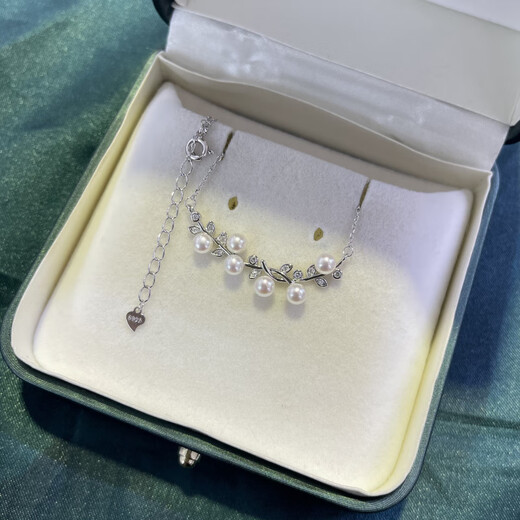 Shanfeng S925 Silver Freshwater Pearl Rose Necklace Huazhi Niche High-end Design Pearl Pendant Women Gold