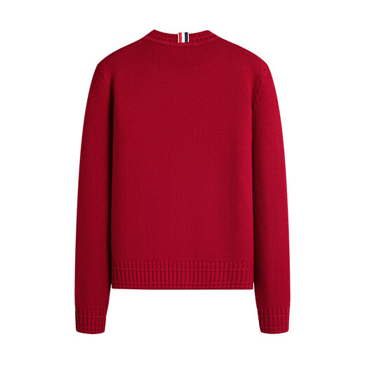 Navigare Italian Sailing Boat Wool Knit Cardigan 2025 Autumn New Comfortable Cardigan Simple Cardigan Sweater Burgundy Red M