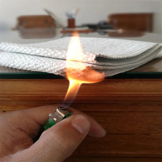 Dust-free asbestos cloth, fire-proof cloth, insulation cloth with fire-extinguishing blanket, exhaust pipe, electric welding, high temperature resistance, thermal insulation, sealing, high density, high density 2mm*1m*1m