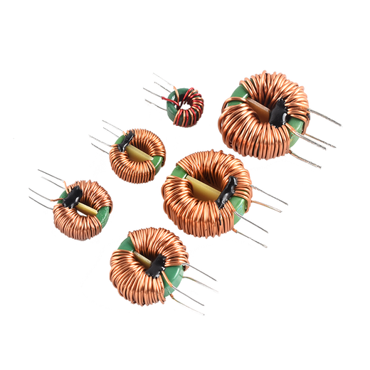 Zejie common mode inductor 470uH2.2/5/10/20/30mH magnetic ring plug-in ring power supply filter EMC inductor coil 14*9*5-10MH-0.5 line 3A No Specifications