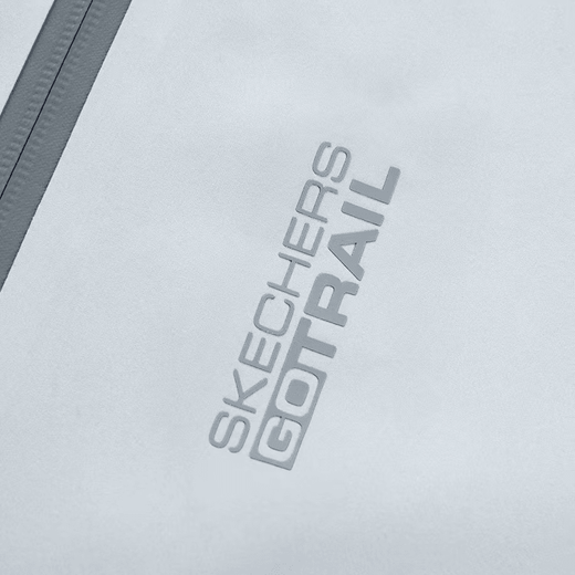 
Skechers solid color outdoor casual sports zipper hooded waterproof jacket jacket men's light fog gray light fog gray XS