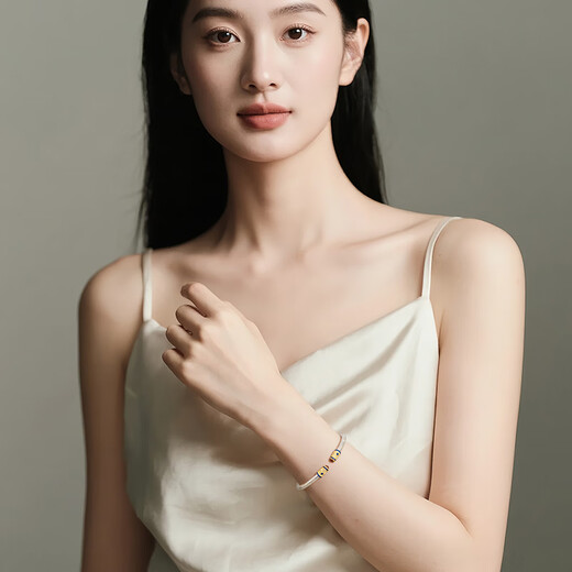 Clect Cory Silver Bracelet Pure Silver 9999 Pure Silver Bracelet Solid Silver Jewelry Enamel Color High-end Birthday Gift for Wife