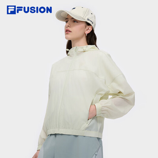 FILA FUSION「UPF50+防晒衣」斐乐外套女2025夏季轻薄皮肤衣