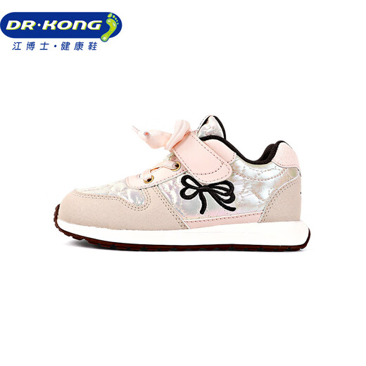 Dr. Jiang toddler shoes, autumn style girls' comfortable, trendy, versatile and healthy children's shoes 2B14A3024BW pink size 28