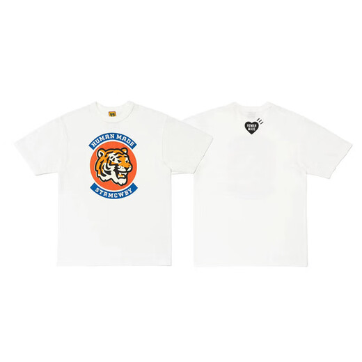 Lee Kids Japoneses Retro Retro English Letras Cartoon Impreso Camiseta suelta de algodón de algodón de bambú de manga corta 3890 White XL
