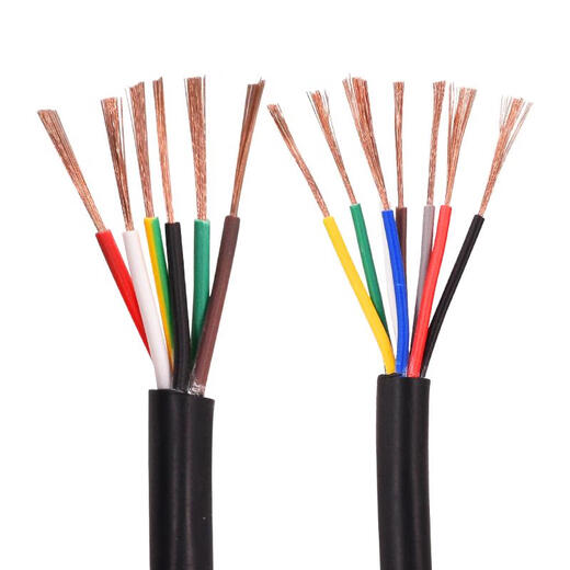 Dow Brothers signal line RVV2 core 3 cores 4 cores 5 cores 6 cores 7 cores 8 cores 10 cores 0.20.3/0.5 control cable RVV8 cores 0.3 square meters per roll 100 meters