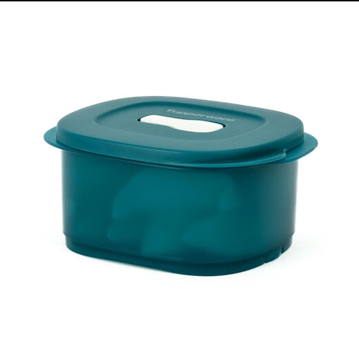 Tupperware Tupperware 800ml microwave laminated square box portable heatable lunch box refrigerator refrigerated crisper genuine square smoothie purple