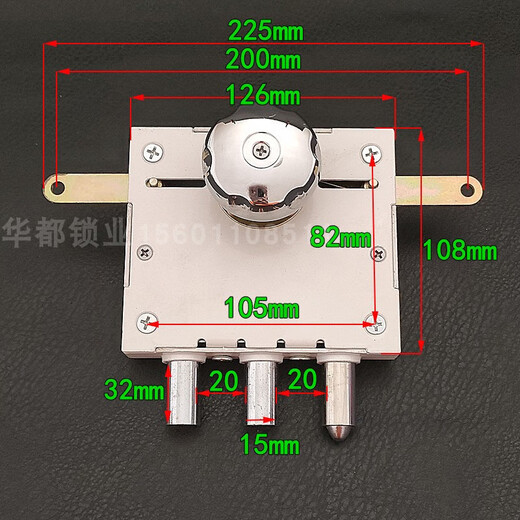Tianyu Automatic Lock Tenyale Three-pillar Splash Tongue Tianyu 9901 Automatic Door Lock C-Class Blade Key Anti-theft Collision C-Class Tianyu Automatic Lock 45-55mm Universal Model With Key