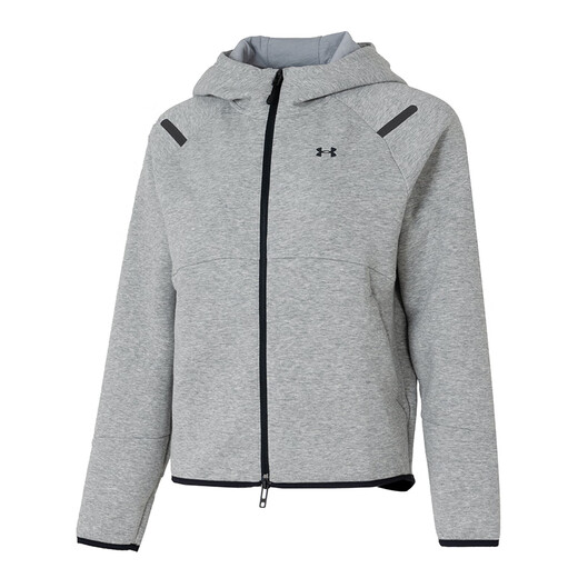 Veste féminine de l'armure (Underarmour) 2025 Été Nouvelles vêtements de sport exercice extérieur veste à capuche en tricot veste à la mode veste décontractée 1379842/011 XS