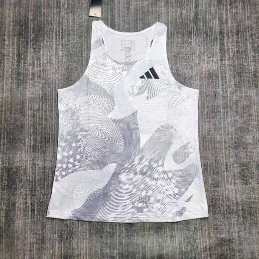 AEROGAMI-Nike耐ke体育生训练定制速干半袖田径训练服马拉松短袖跑步专业 耐克红白猎鹰背心 耐克M
