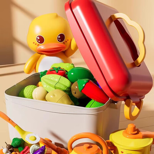 Juguetes de cocina mini cocina para niños Jugues de juego de cocina simuladas Cooking Cocina completa del 1 de junio Regalos del día infantil Sistema de cocina de 25 piezas [Potes + Set de verduras]