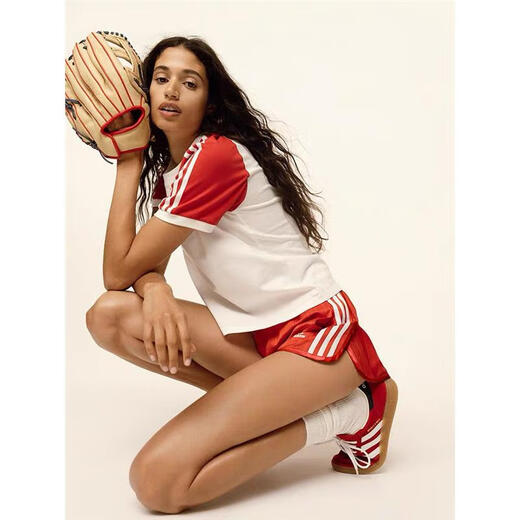 阿迪达斯 （adidas）三叶草2025夏季新款休闲透气SPORTY RICH运动短袖JI9274 JL9275 JI9275  XL