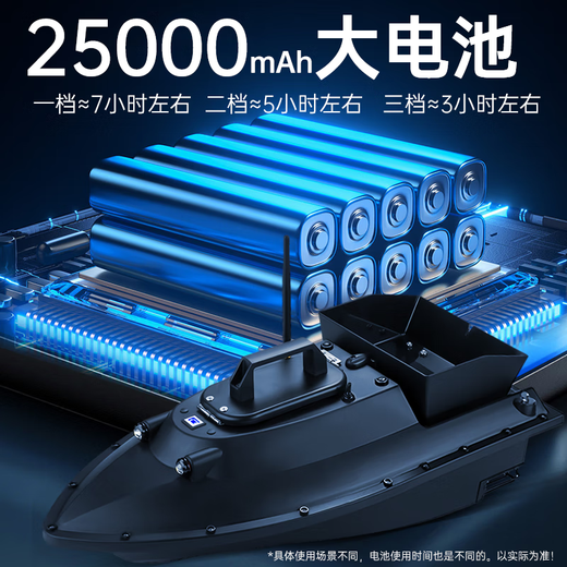 Maigoden's Nest Boat 12V High Power à haute vitesse Remote Control Boat GPS Positionnement de retour automatique Boat de pêche longue distance