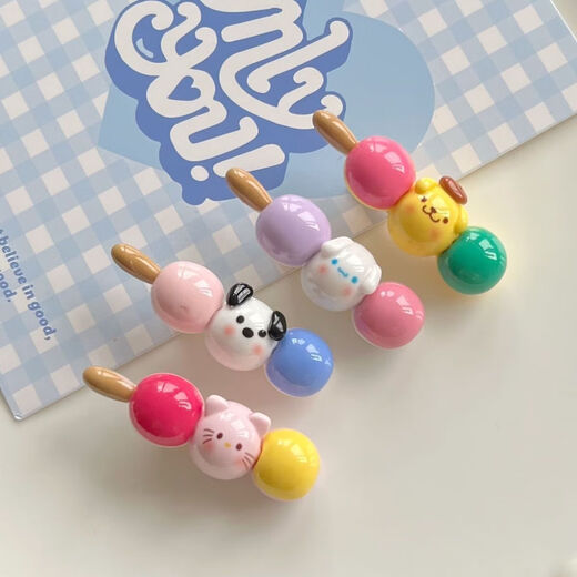 Candy Colored Candied Haws Sanrio Duckbill Clip Hairpin Cute Toy Bangs Clip Sweet Hairpin Versatile Hair Accessory Women Candied Haws Hairpin 2 Pack Random Color
