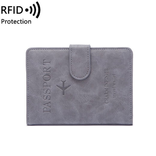 Neue beliebte 2025 Neue Passbag Anti-Diebstahl-Pinsel Ultra-dünner multifunktionaler ID-Ordner RFID Reisepassbeutel rot