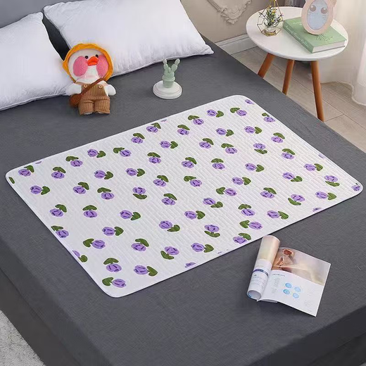 Waterproof cooling pad, diaper pad, aunt pad, baby diaper pad, waterproof cooling pad for the elderly, girls menstrual period pad, five-layer anti-leakage, non-slip Star Dew 80x120cm