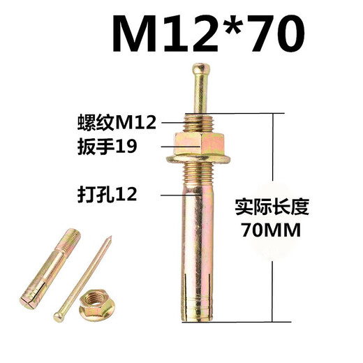 Shi Yunling's core-hit expansion screw has a hammer-type expansion bolt lift hammer M16*250