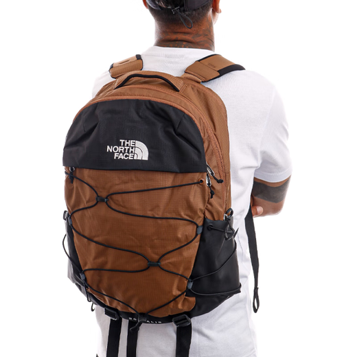 北面（The North Face）博雷利斯尼龙背包双肩包常规男女同款情侣款棕色 棕色