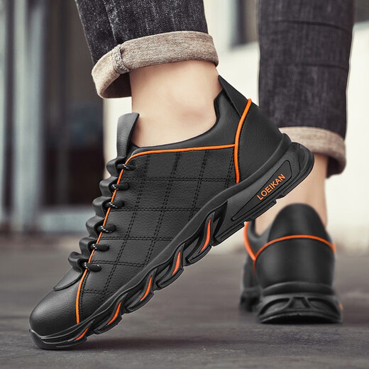 Light Moe Rong Gran tamaño zapatos para hombres 45 Zapatos de moda para hombres 2025 Spring New 46 Casual Shoes 47 Sports Trendy 48 Working Shoes AC3882/Blanco y blanco 42