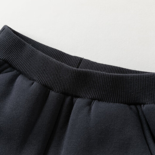 DAVE&BELLA boys' velvet pants 2025 autumn and winter new baby girl's leggings children's casual trousers children's trousers navy blue ready stock 100 cm (recommended height 90-100cm)