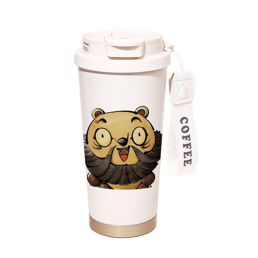 Wenzhi Langlang Mountain Little Monster Water Cup Langlang Mountain Little Monster Movie Surrounding Thermo Cup Cute Girl Two Dimension VE1047 Toad Spirit [Lily of the Valley Thermo Cup]