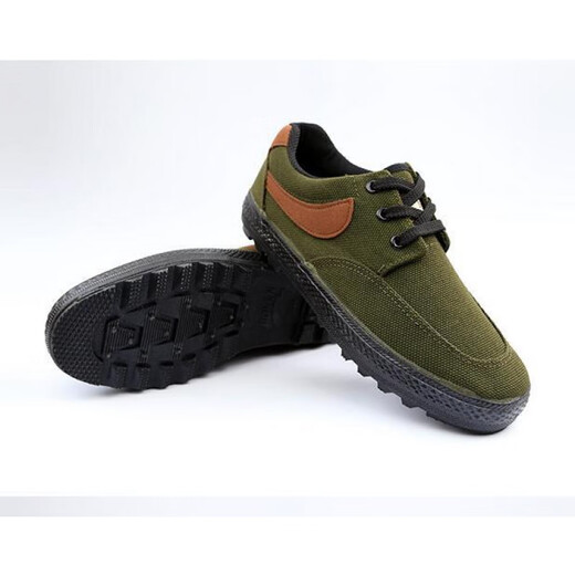 
Yaowan Xibofeng 3527 low-top black casual shoes sports outdoor training shoes canvas non-slip work shoes labor protection shoes pure black size 36_modified version of Jiefang shoes (fashionable model)