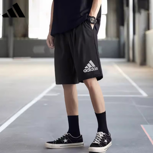 阿迪达斯 （adidas）男子足球健身速干透气五分裤训练运动短裤GK9602官方旗舰正品 IP3882梭织拼色 XS