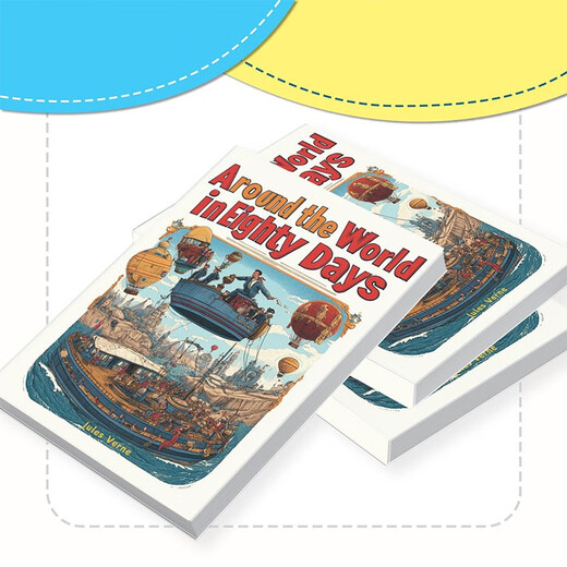 80天环游地球 Around the World in Eighty Days 英文原版书 世界经典文学名著 中小学生课外阅读推荐 英语小说